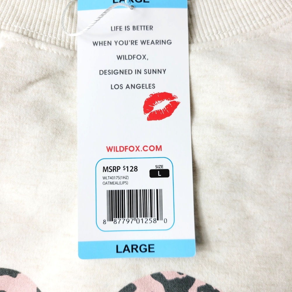 Wildfox Oversized Statement Sweatshirt - Picture 4 of 5